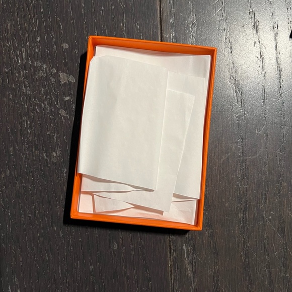 Hermes small empty box jewelry case decoration storage orange - Picture 10 of 10